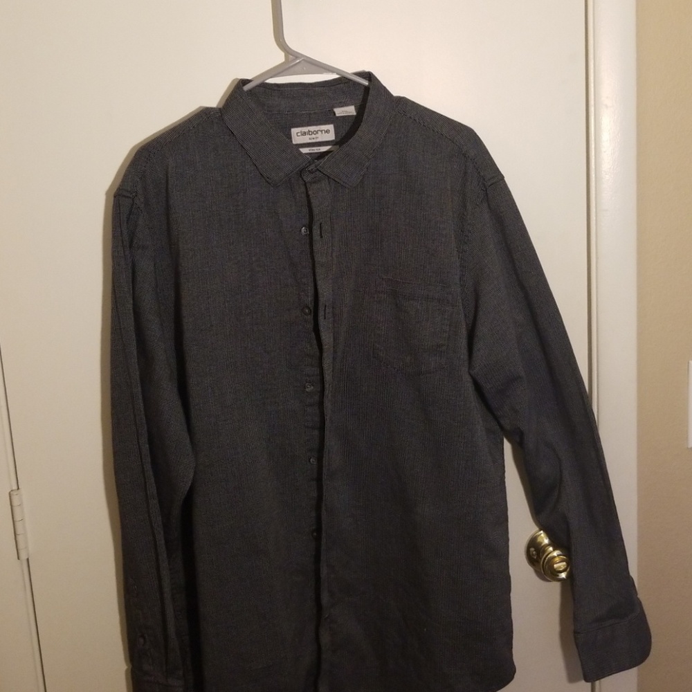 Claiborne XXL mens button up